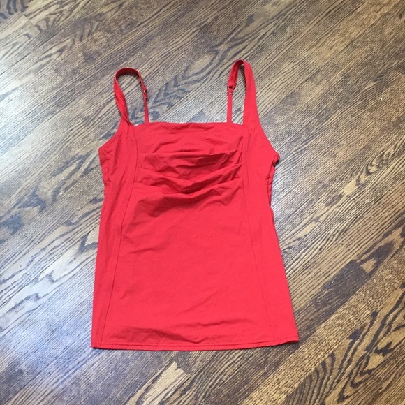 Calvin Klein Red Two Piece Tankini Swim Suit - Picture 2 of 12